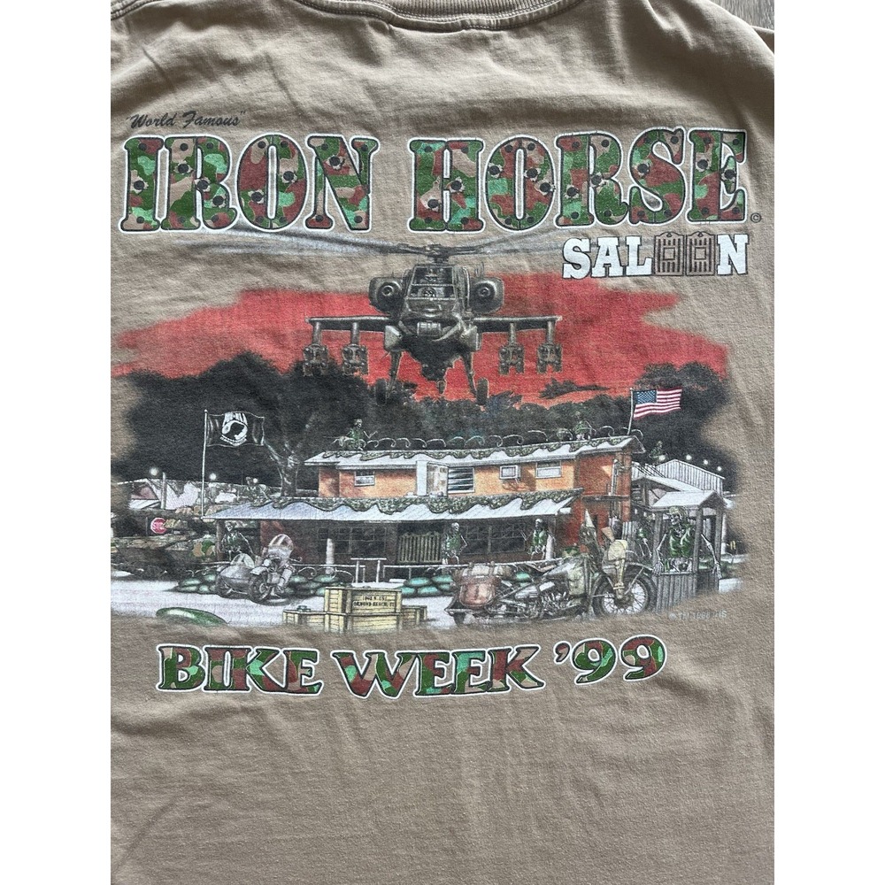 Vintage Iron Horse Saloon Bike Week T Shirt 1999 Global Size Large‎ L